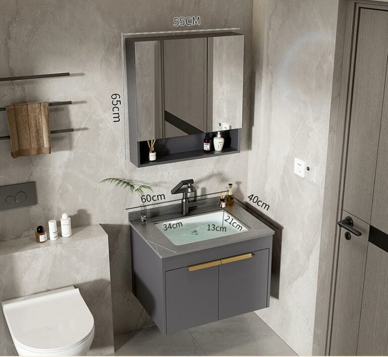 2115 60CM CARBON GREY BATHCOVE