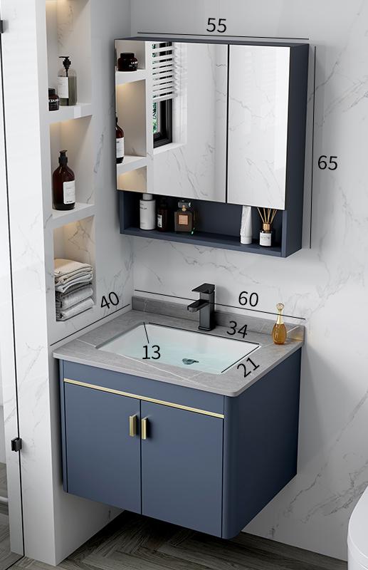 DF6040 60CM BLUE BATHCOVE