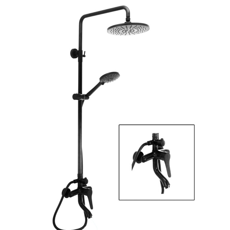 Fidelis-FL-M87D-BK-Rain-Shower-Black